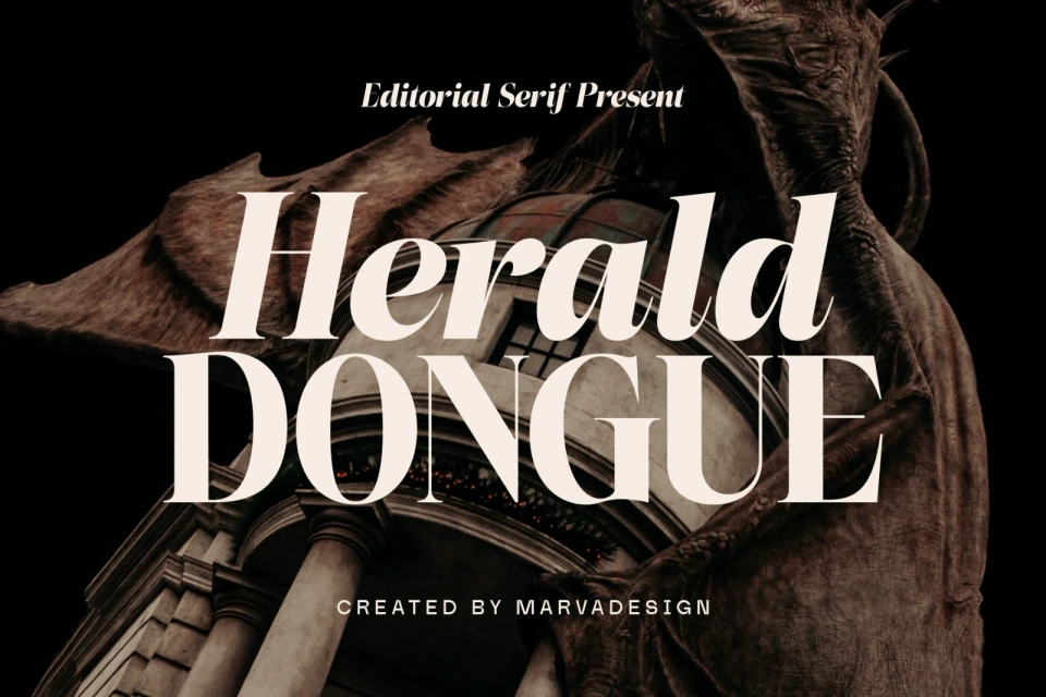 Herald Dongue - Stylish Serif