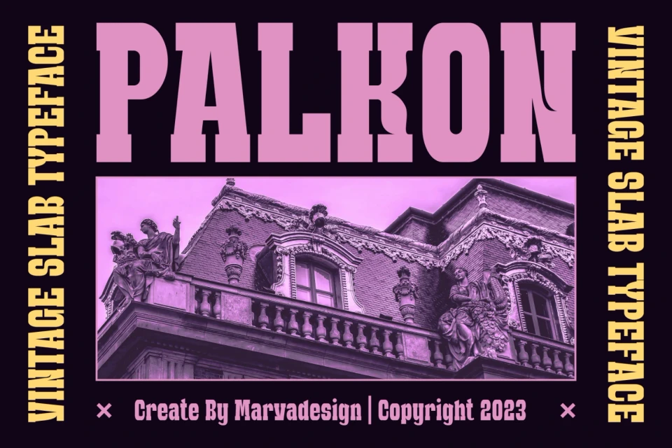 Palkon - Classic Slab Font