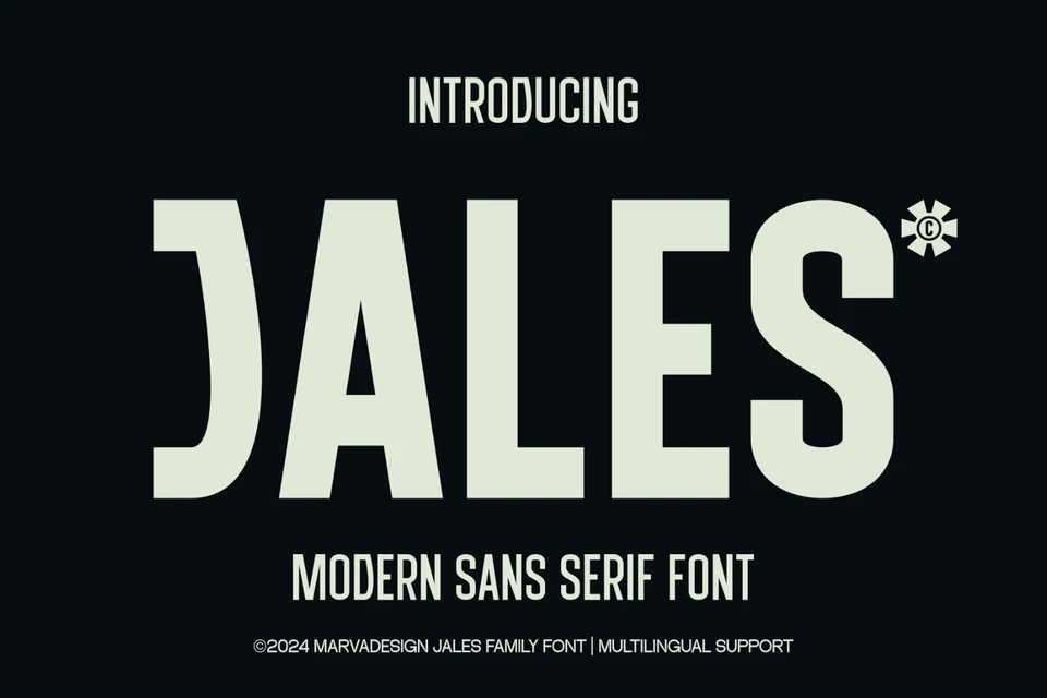 Jales - Family Sans Serif