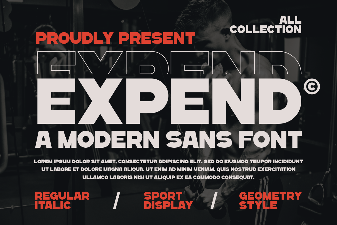 Expend - A Modern Sans Serif Font — image 1