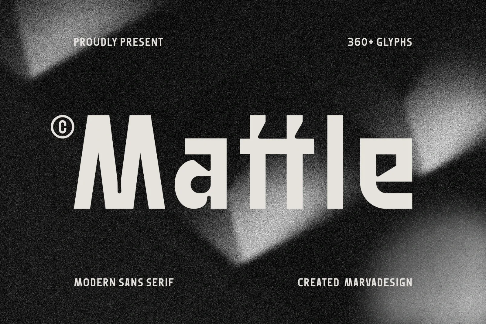 Mattle - Geometric Sans Serif — image 1