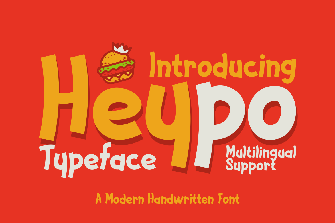 Heypo - A Modern Handwritten Font — image 1