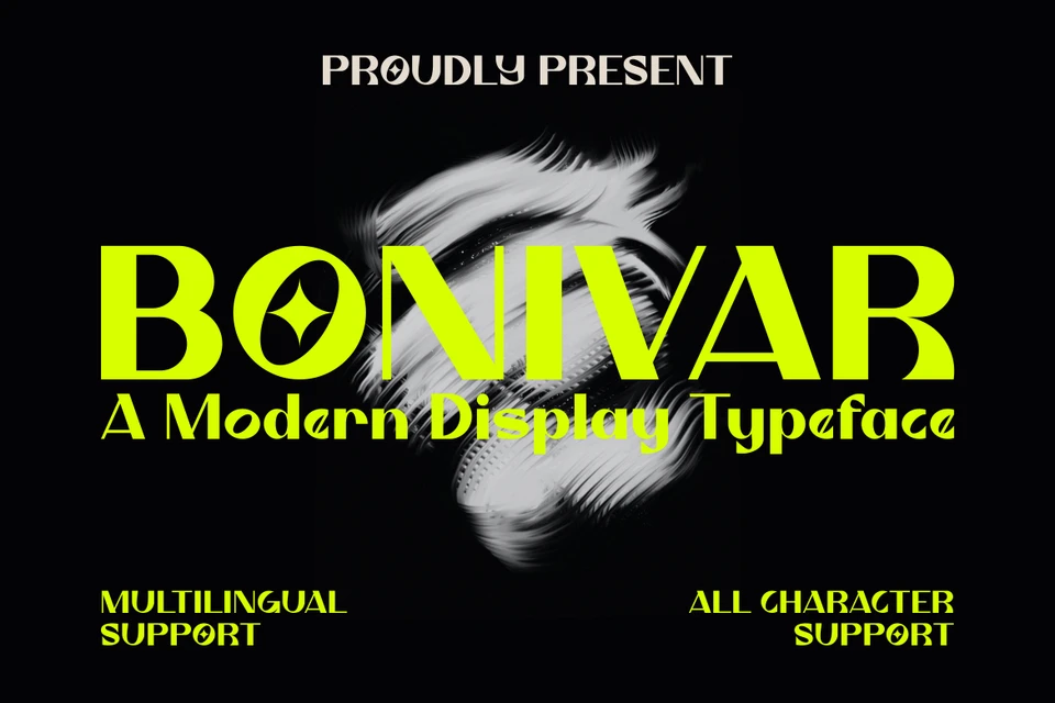 Bonivar - A Modern Display Font