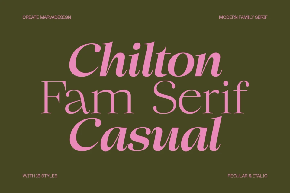 Chilton - Family Serif