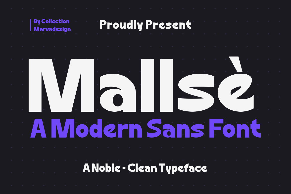 Mallse - A Modern Sans Serif Font — image 1