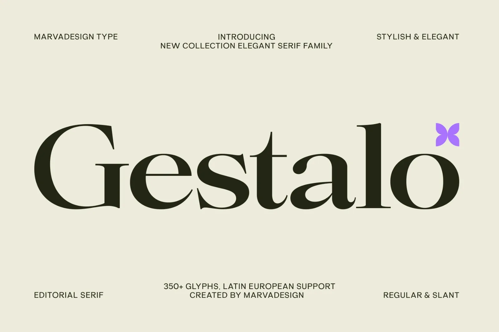 Gestalo - Elegant Family Serif — image 1