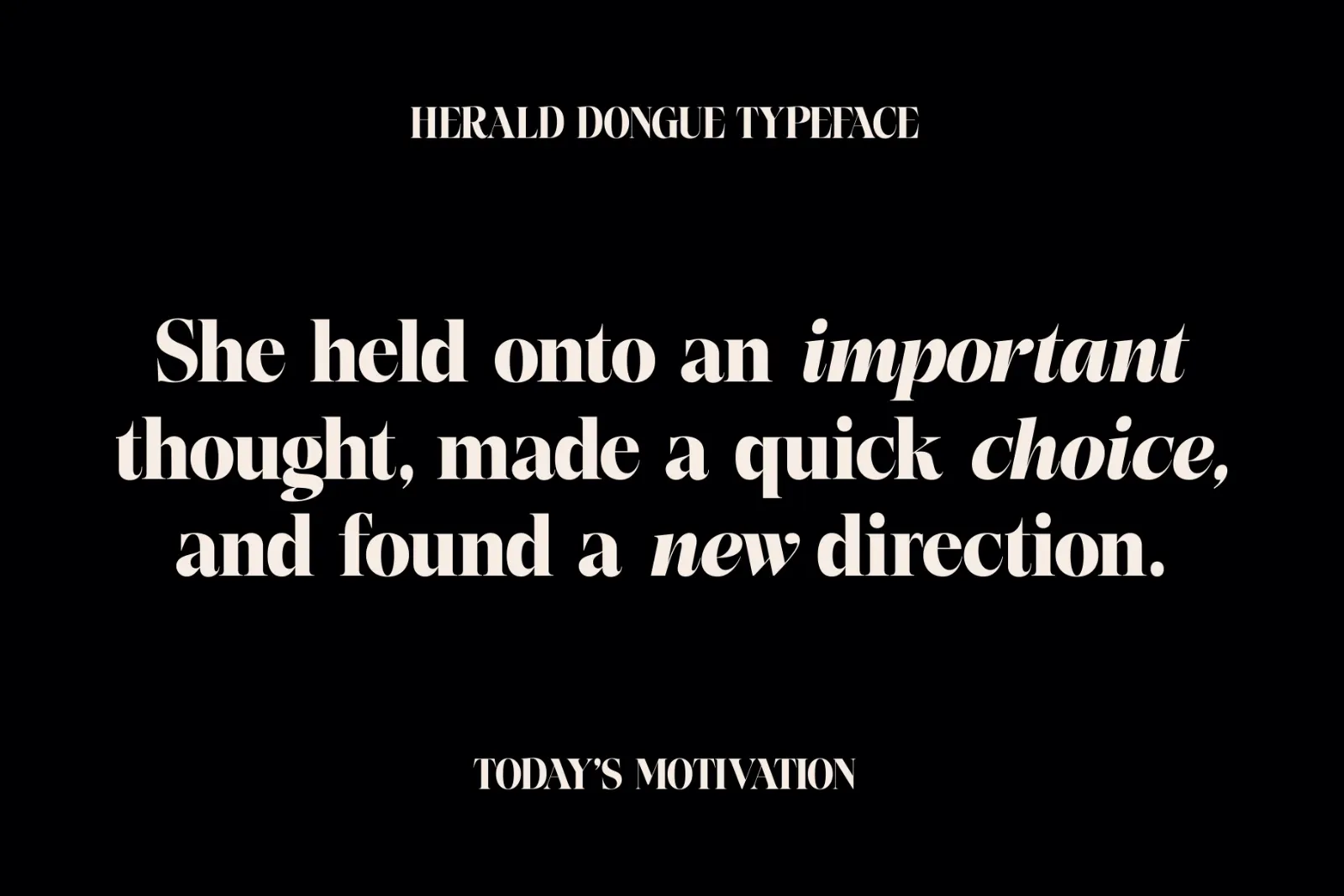 Herald Dongue - Stylish Serif — image 2