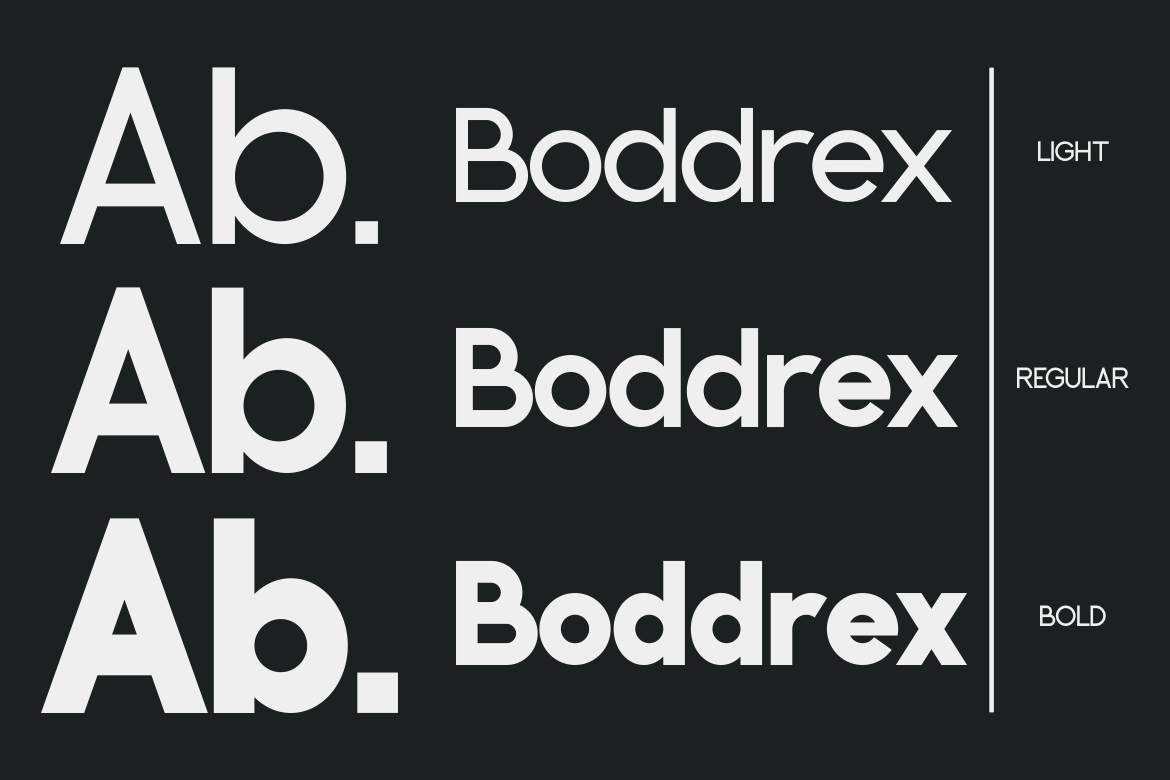 Boddrex - A Modern Sans Serif Font — image 2