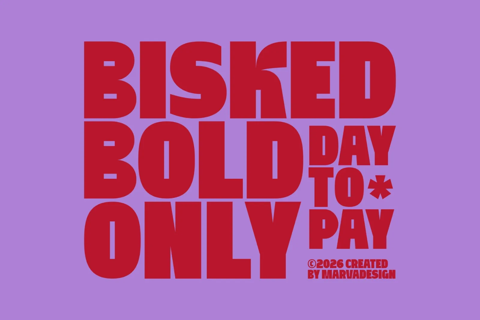 Bisked Font — image 2