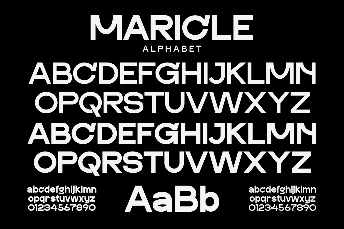 Maricle - A Modern Geometric Sans — image 3