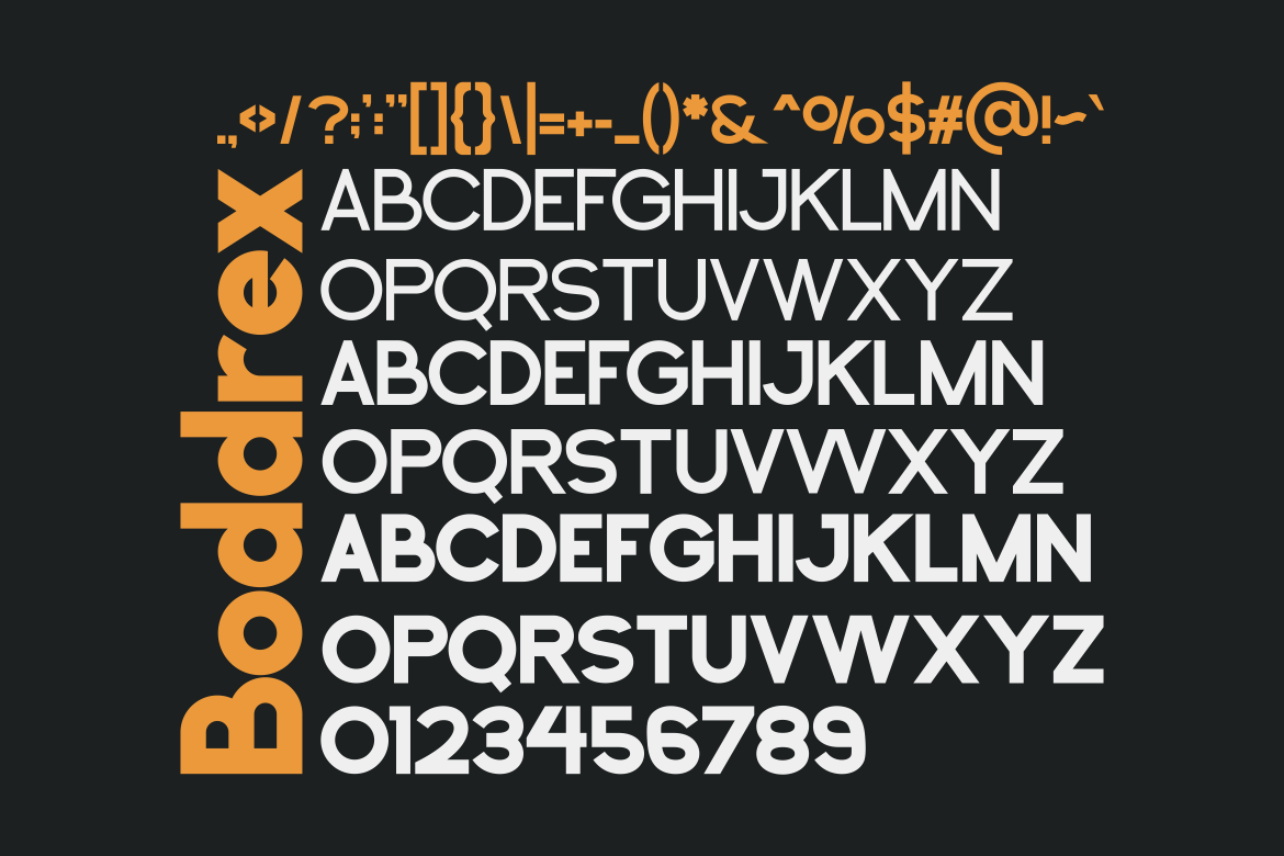 Boddrex - A Modern Sans Serif Font — image 4