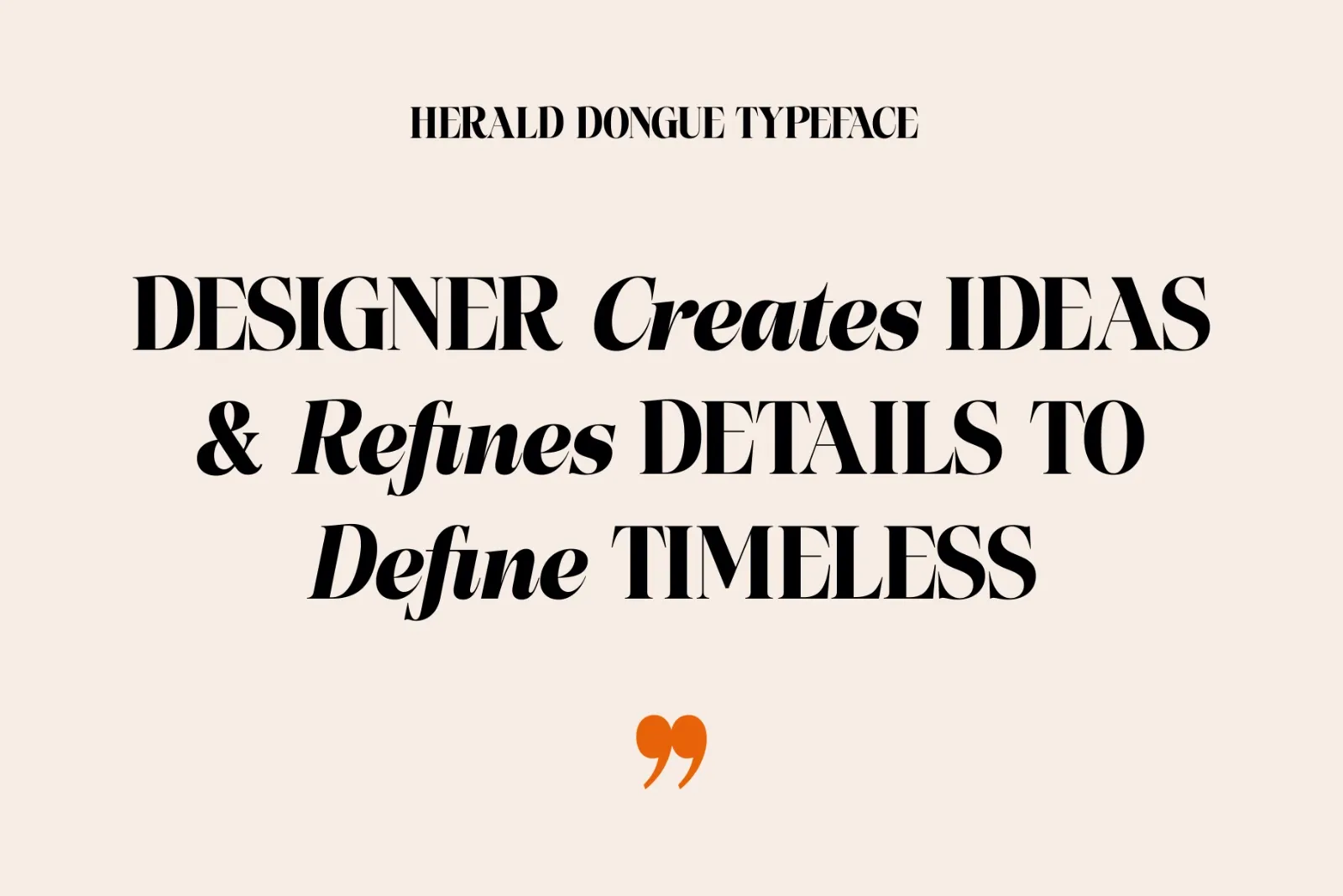 Herald Dongue - Stylish Serif — image 5