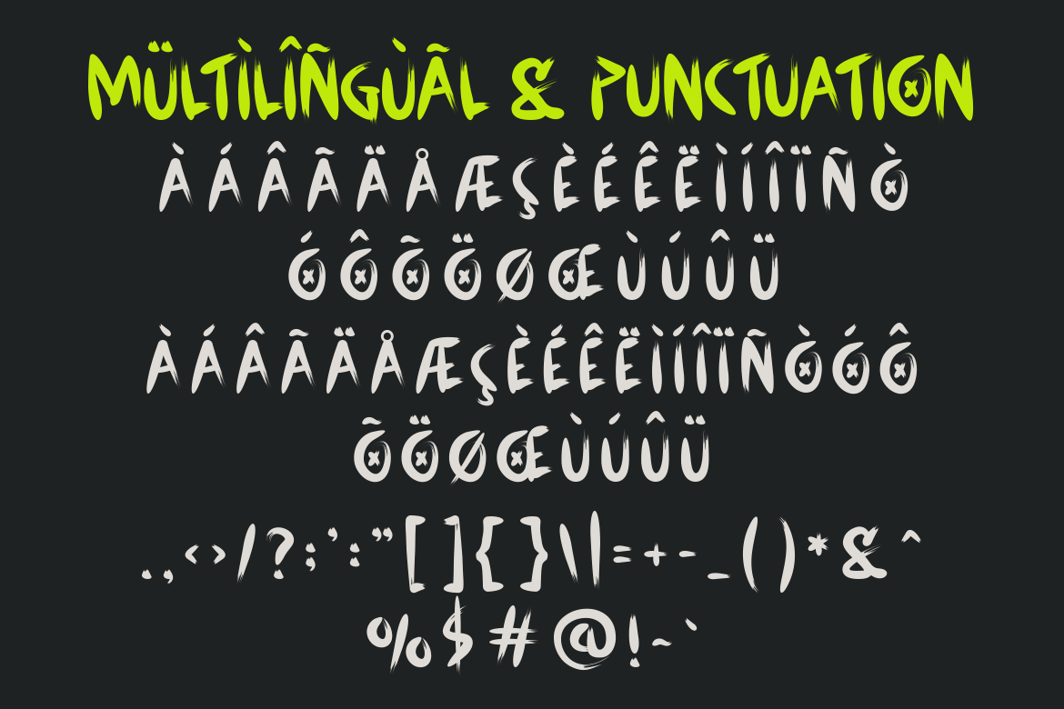 Scratch - A Modern Handbrush Font — image 5
