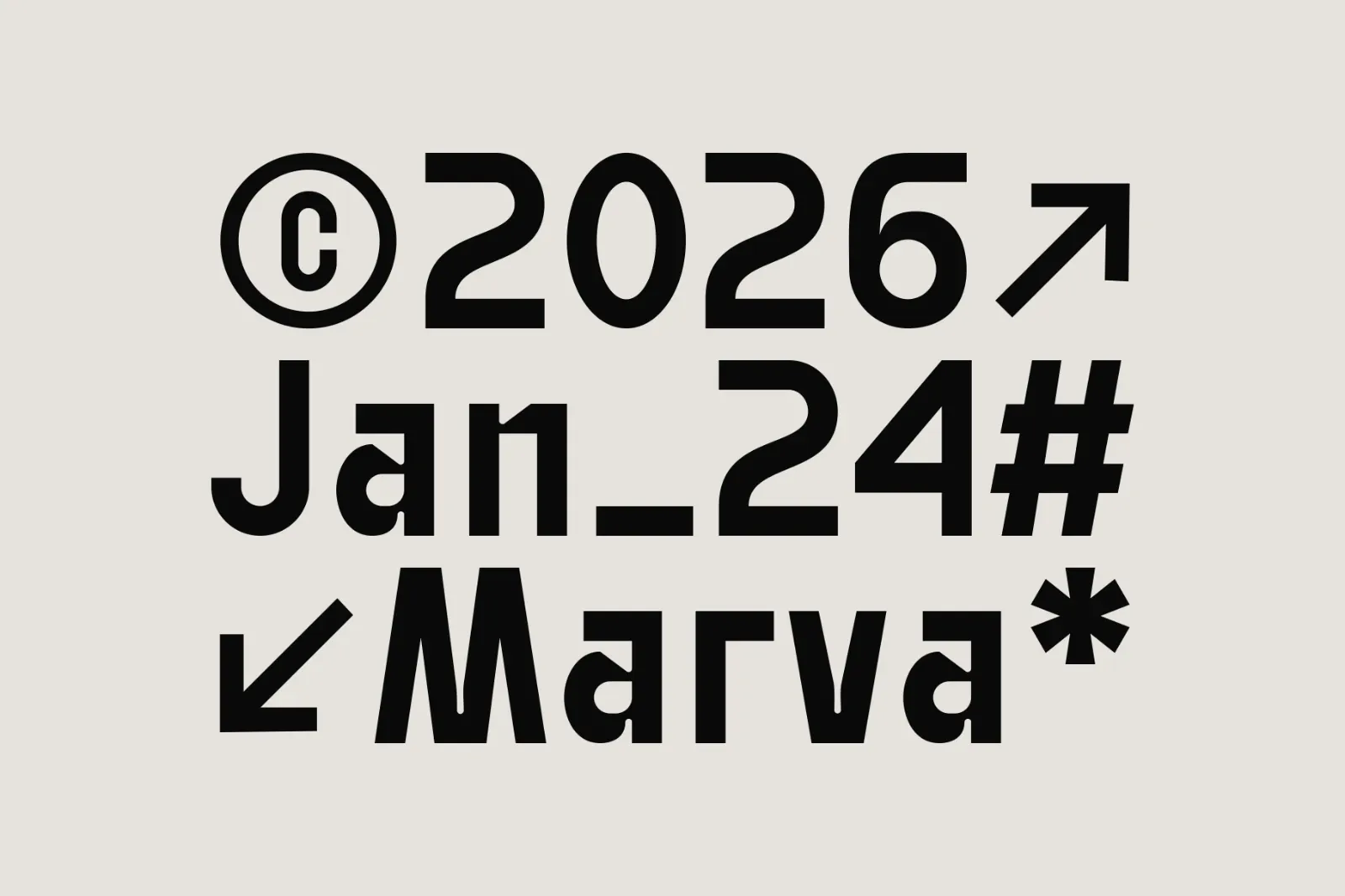 Mattle - Geometric Sans Serif — image 9