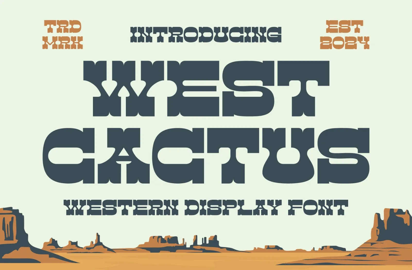West Cactus - Western Display Font — image 1
