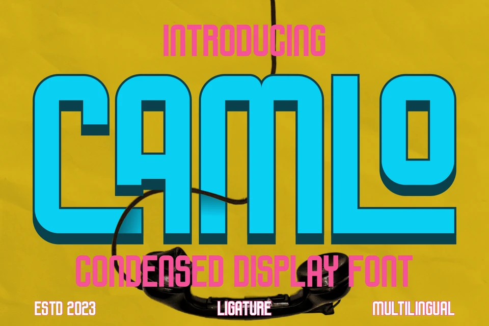 Camlo - A Modern Condensed Font