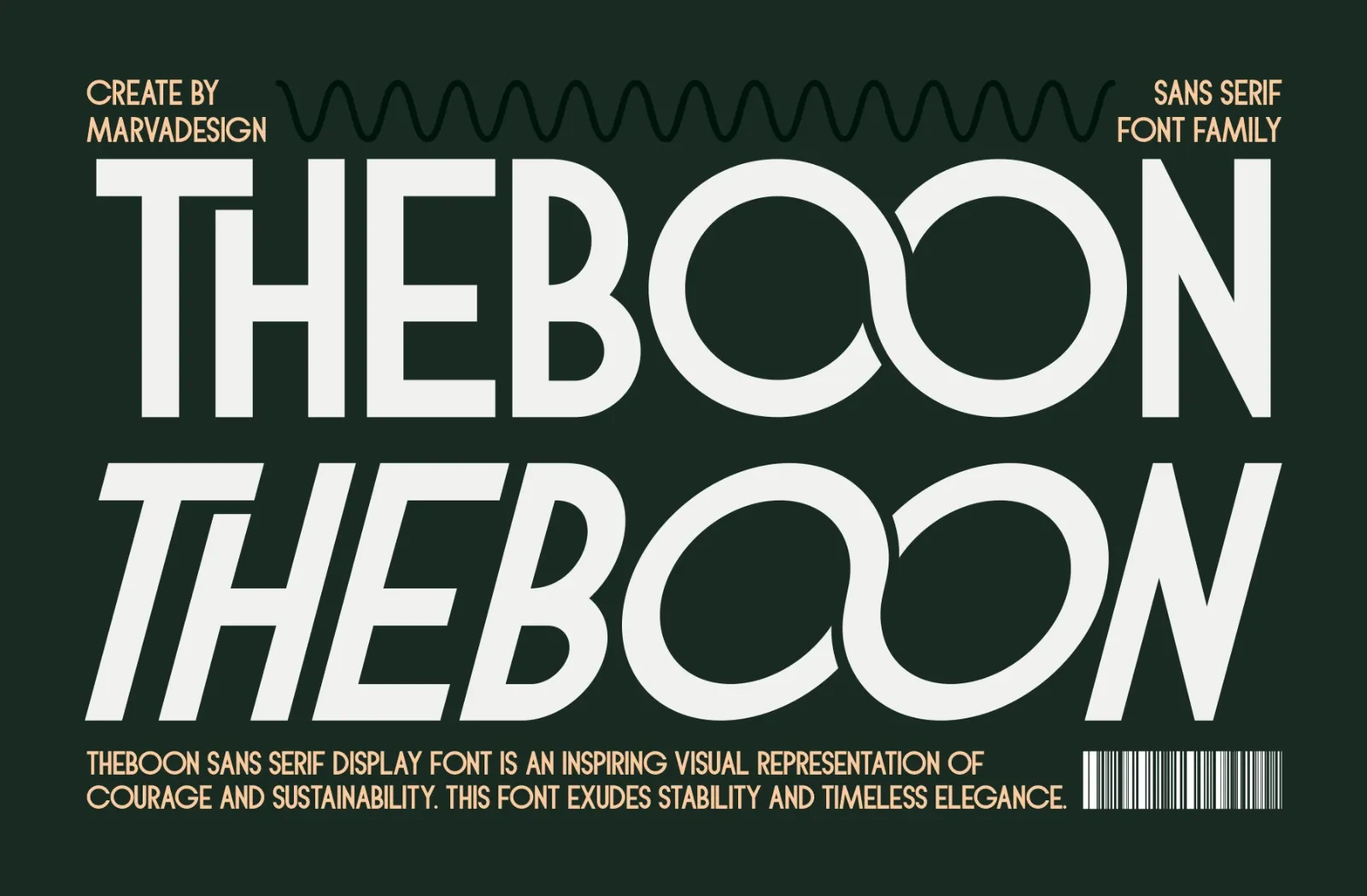 Theboon - Sans Serif Display Font — image 2