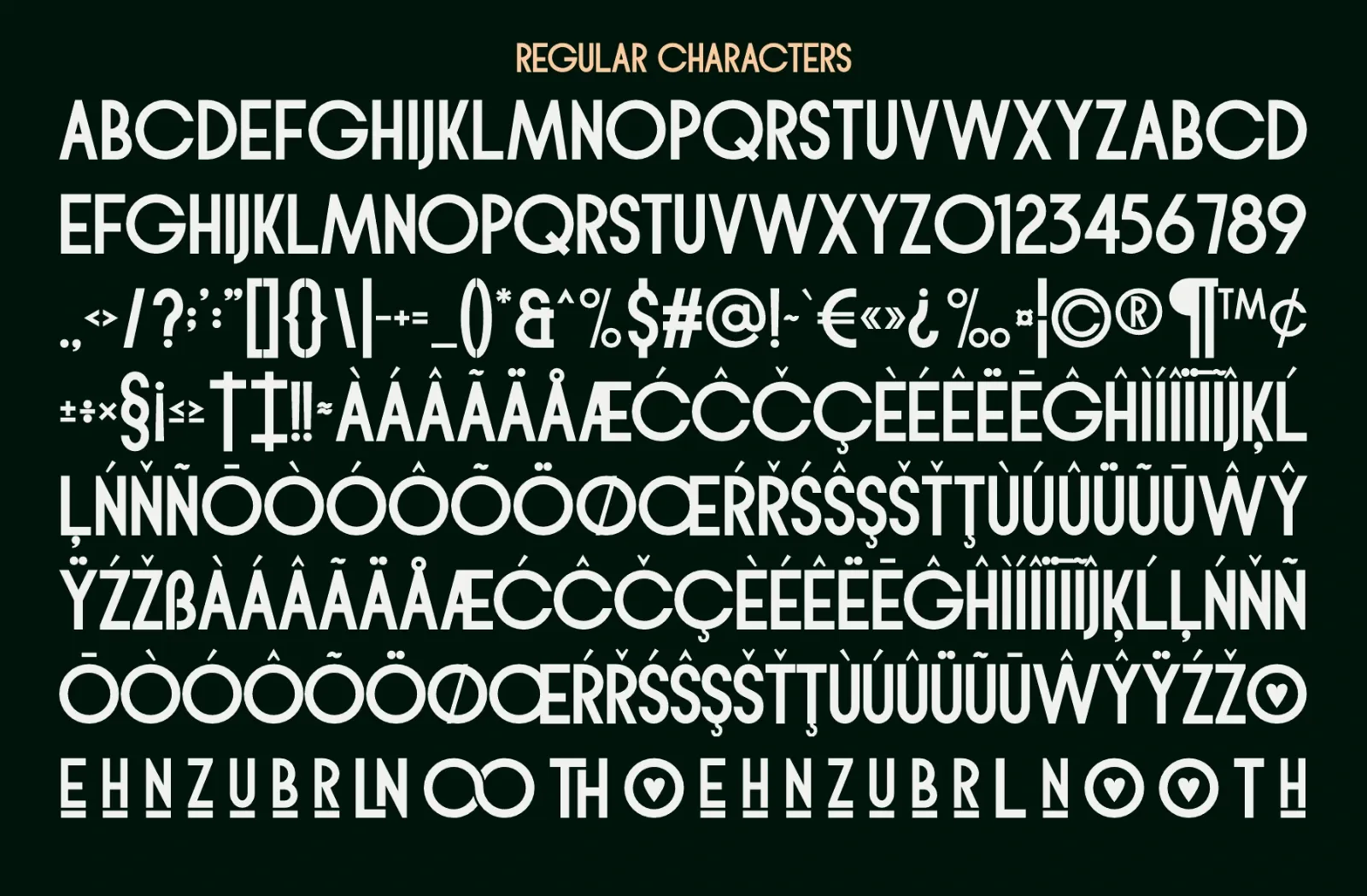 Theboon - Sans Serif Display Font — image 4