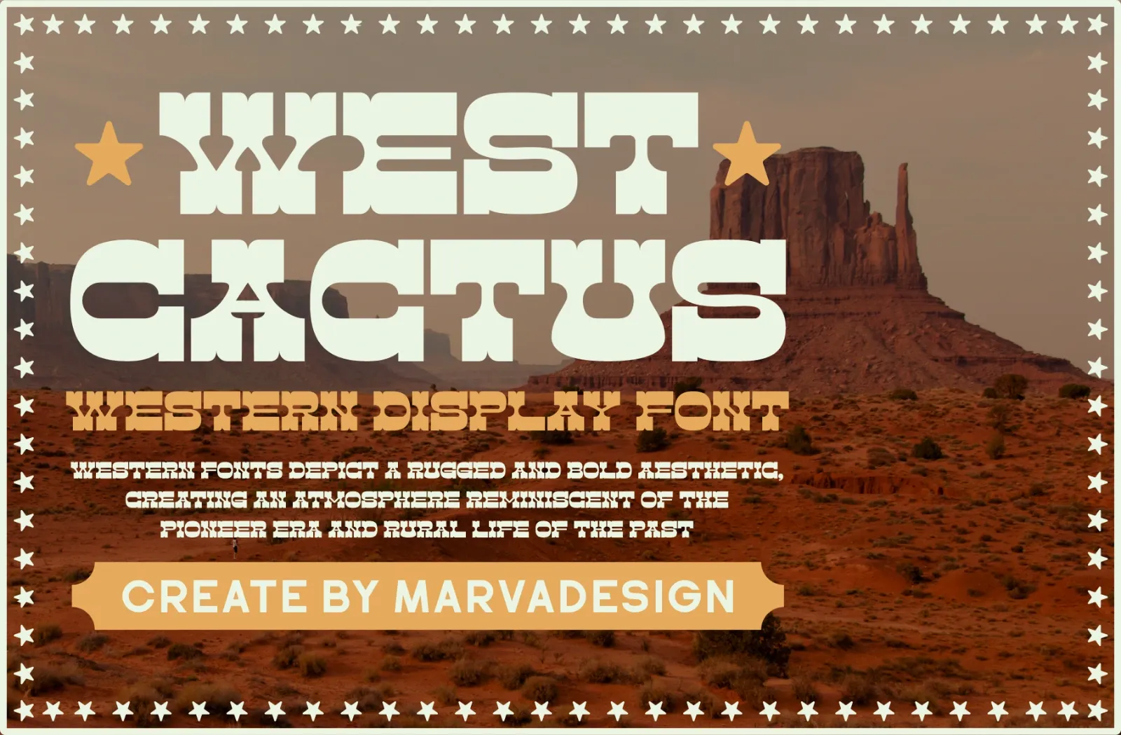 West Cactus - Western Display Font — image 6