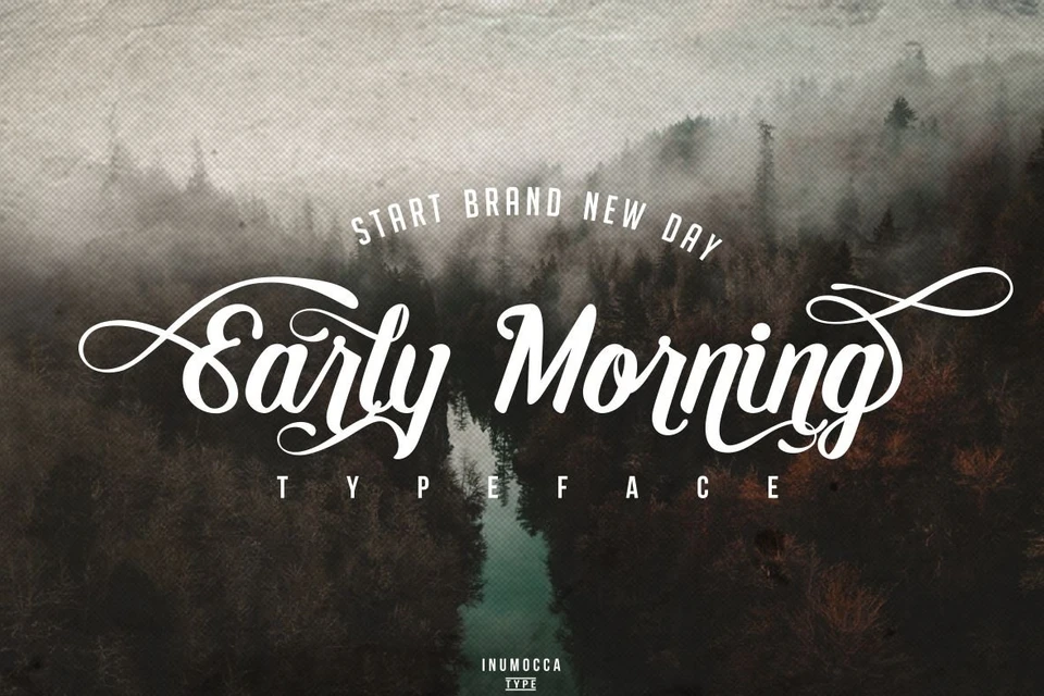 Early Morning Typeface