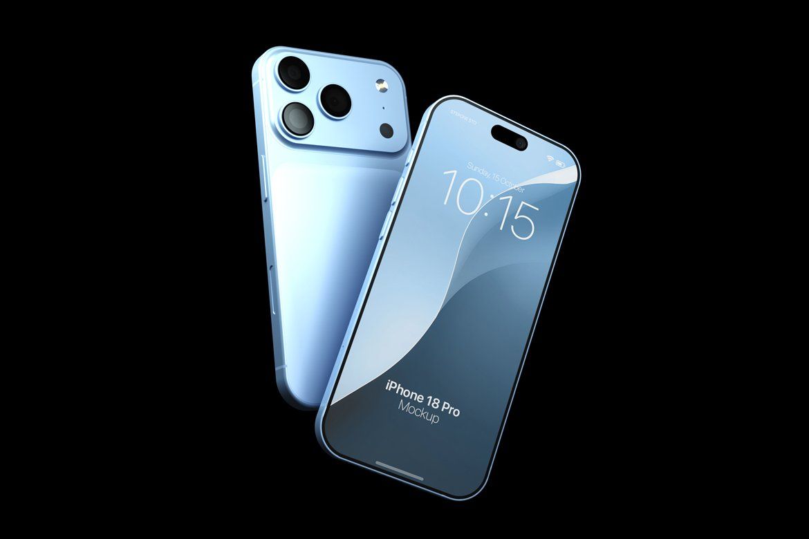 High Quality iPhone 18 Pro Mockup — image 3