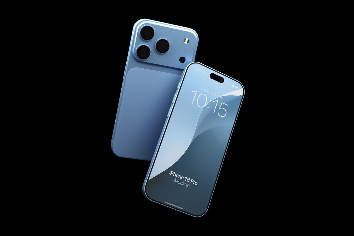High Quality iPhone 18 Pro Mockup — image 4