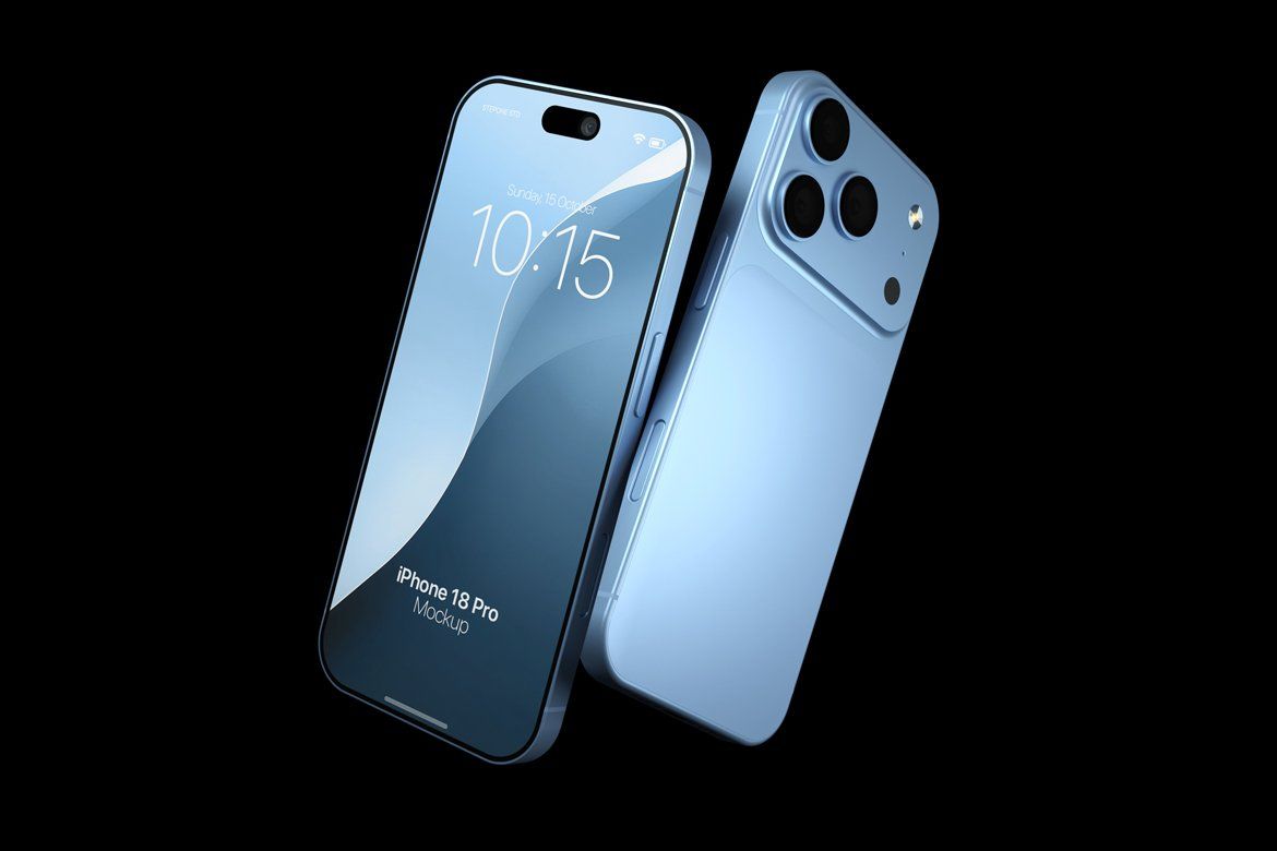 High Quality iPhone 18 Pro Mockup — image 5
