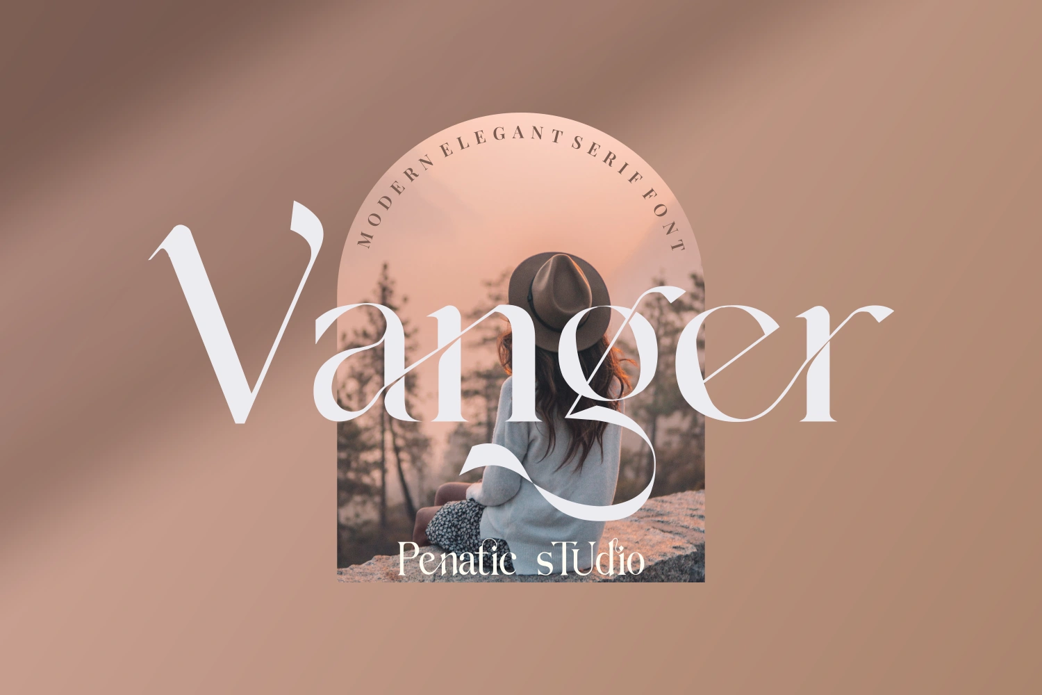 Vanger _ modern serif font — image 1