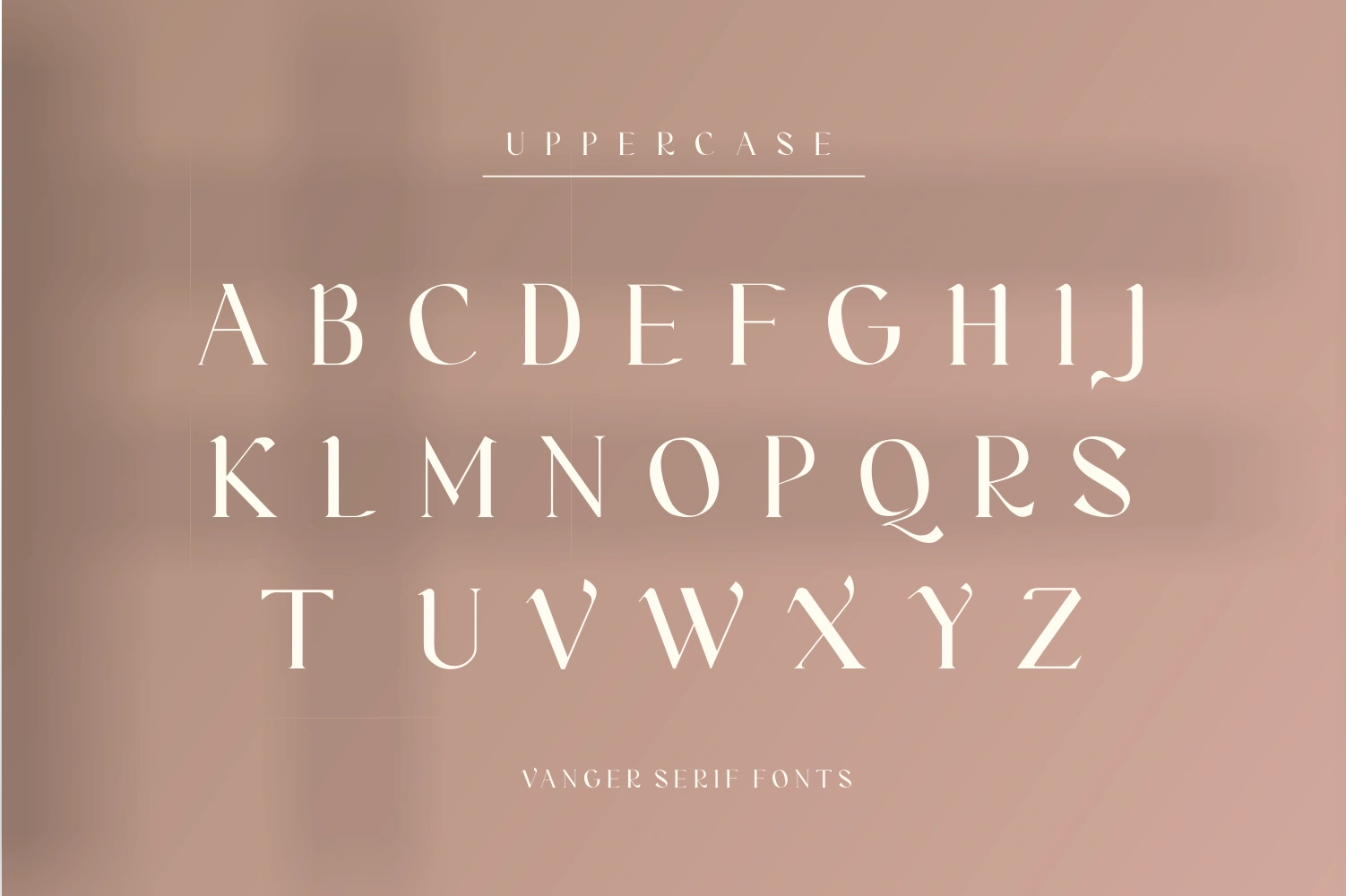 Vanger _ modern serif font — image 6