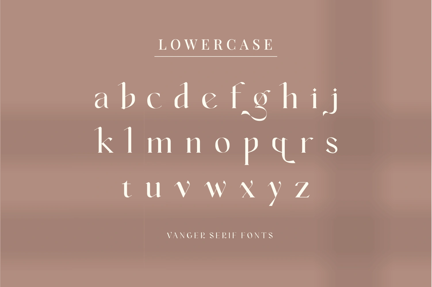 Vanger _ modern serif font — image 7