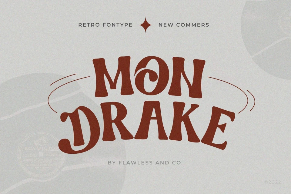Mondrake - Retro Display Font