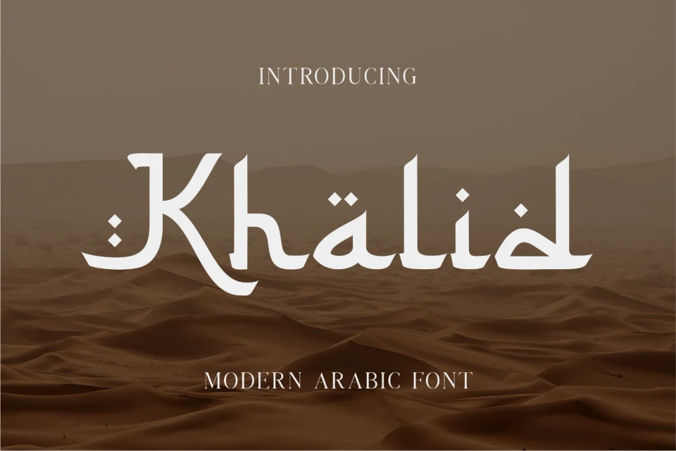 Khalid - Arabic Display Font