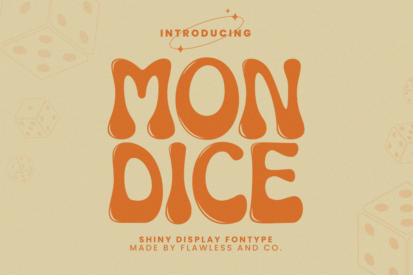 Mondice - Shiny Display Font — image 1