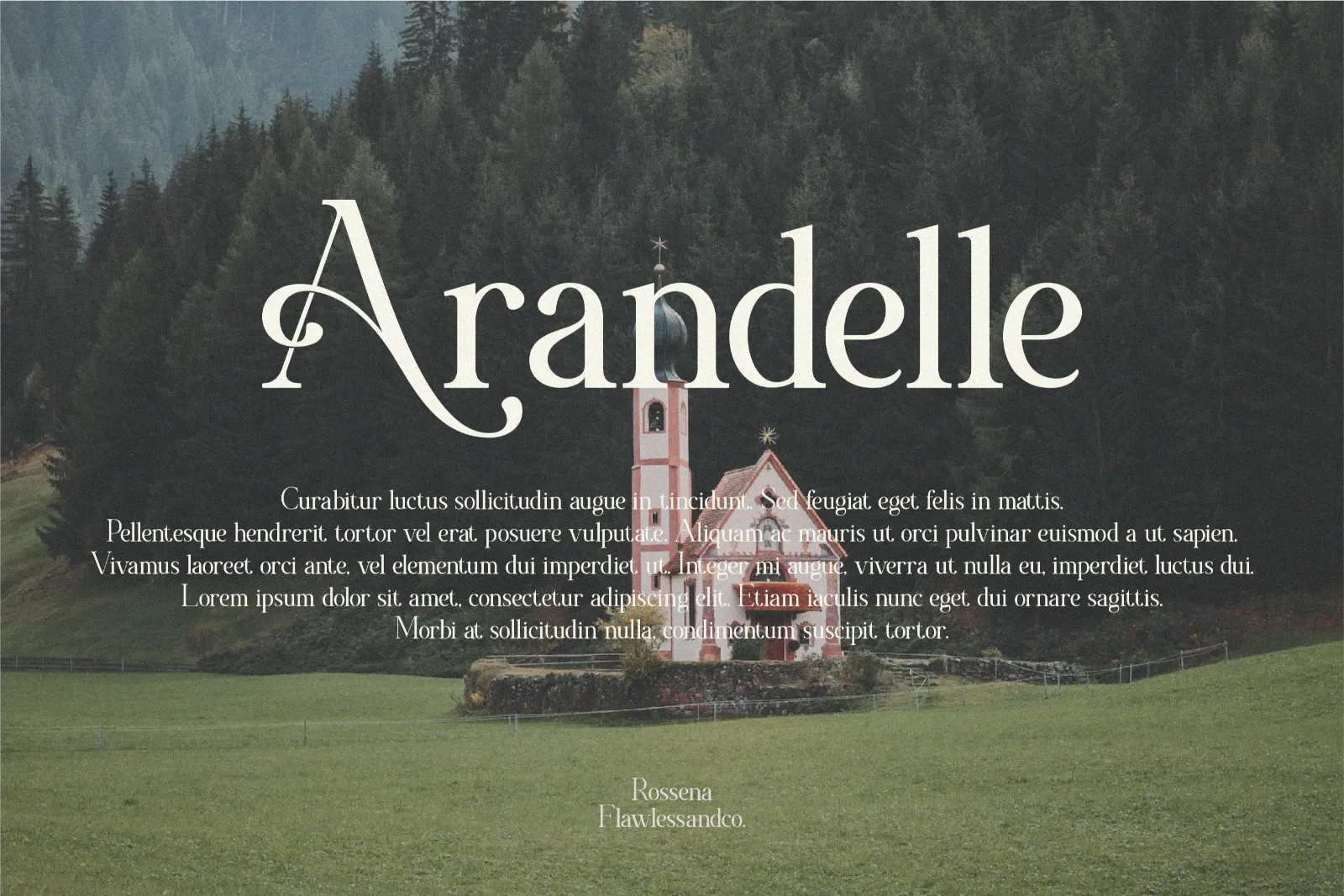 Rossena - Elegant Serif Font — image 3