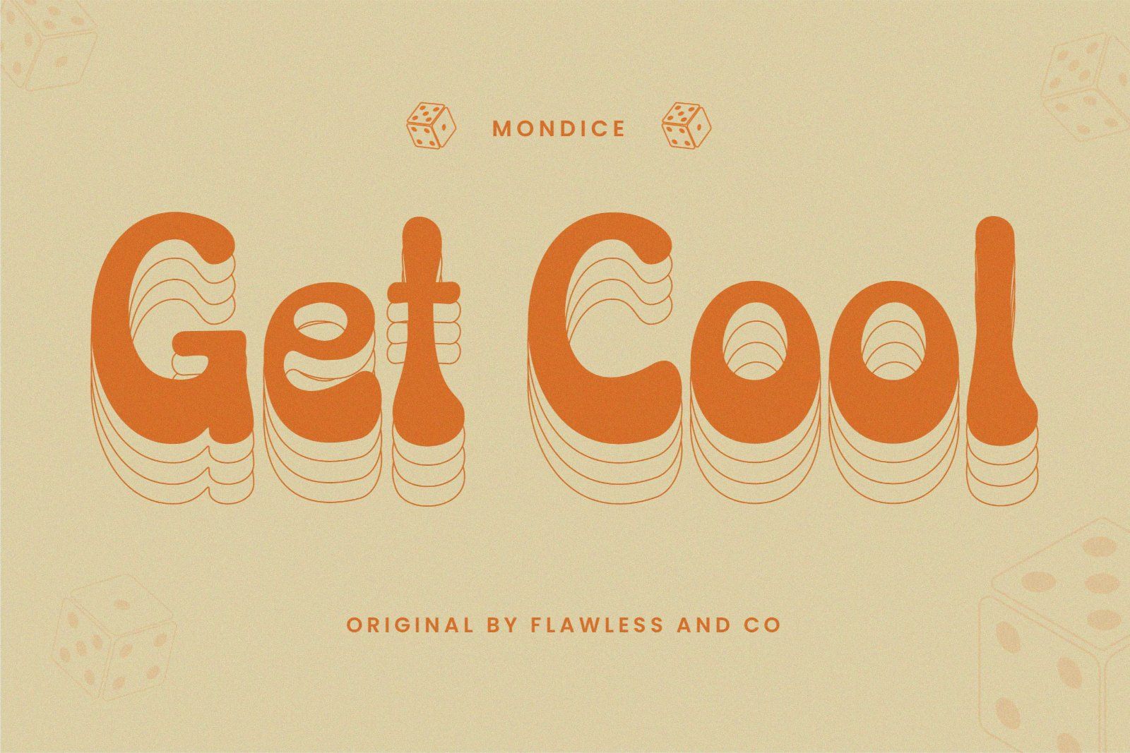 Mondice - Shiny Display Font — image 5