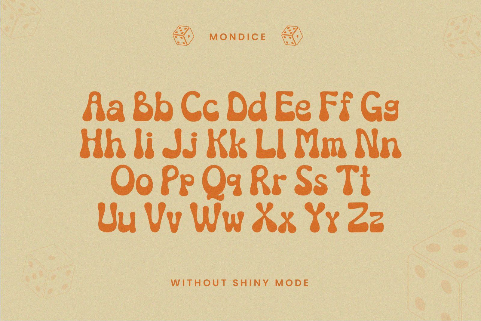 Mondice - Shiny Display Font — image 9
