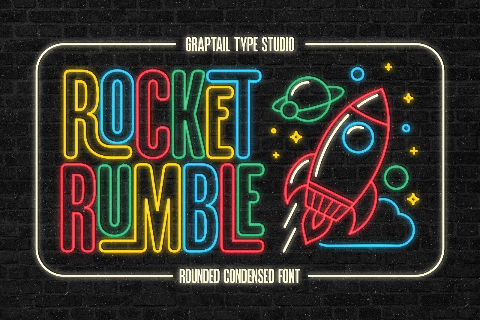 GTS Rocket Rumble | Retro Condensed — image 1