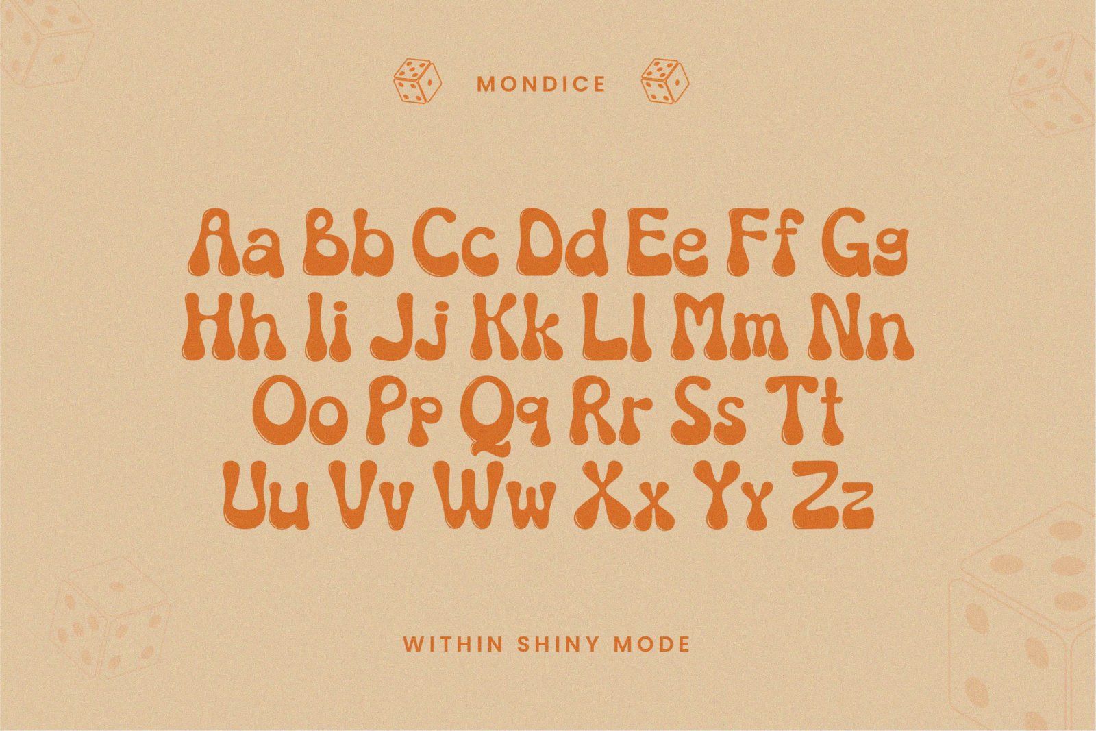 Mondice - Shiny Display Font — image 8