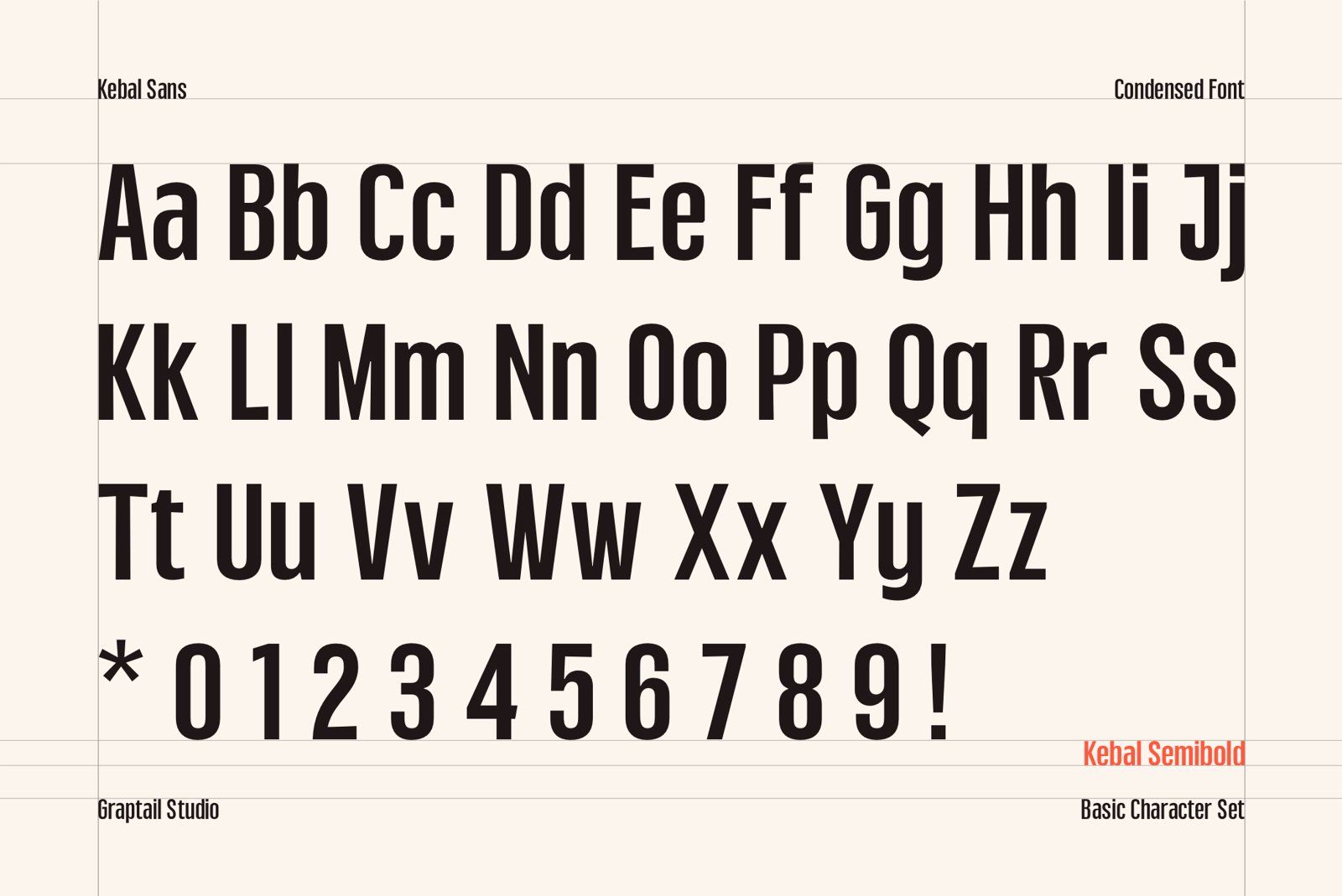 Kebal Sans - Condensed Font — image 6