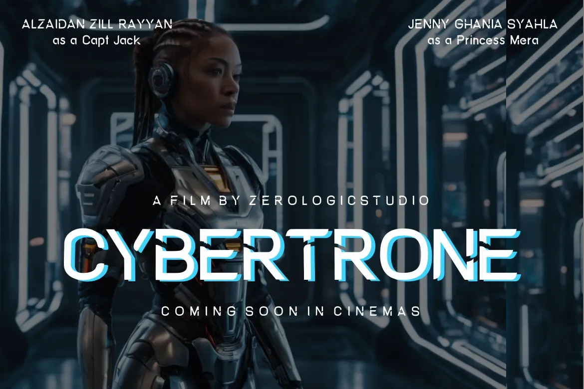 AeroTechno Futuristic Font — image 4