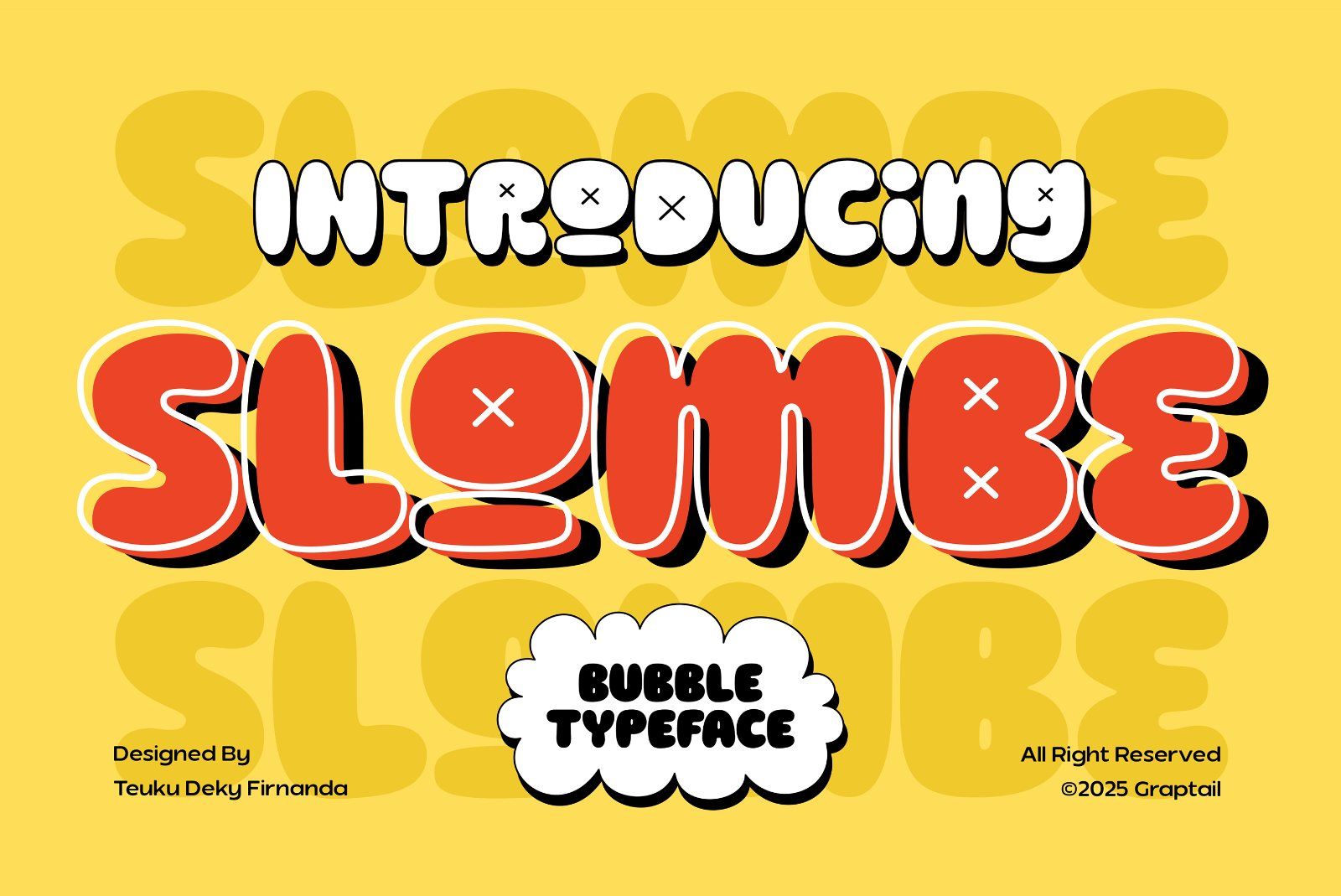 Slombe - Retro Bubble Typeface — image 1