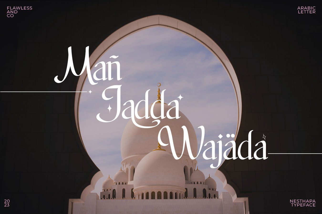 Nestapha - Arabic Display Font — image 3