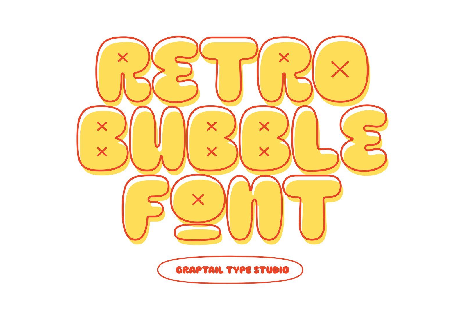 Slombe - Retro Bubble Typeface — image 2