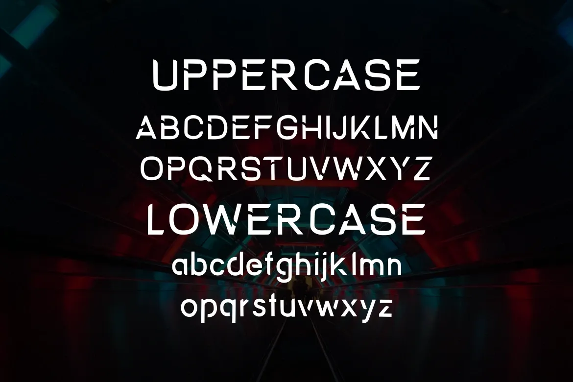 AeroTechno Futuristic Font — image 8