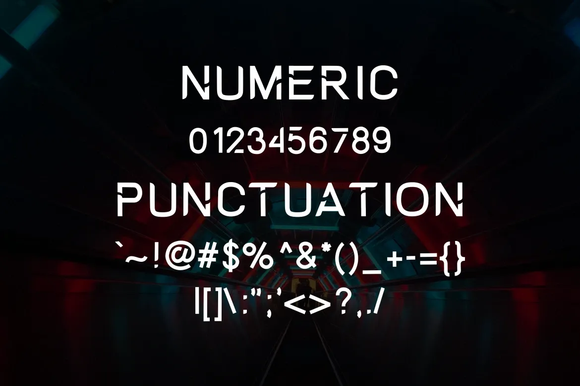 AeroTechno Futuristic Font — image 9