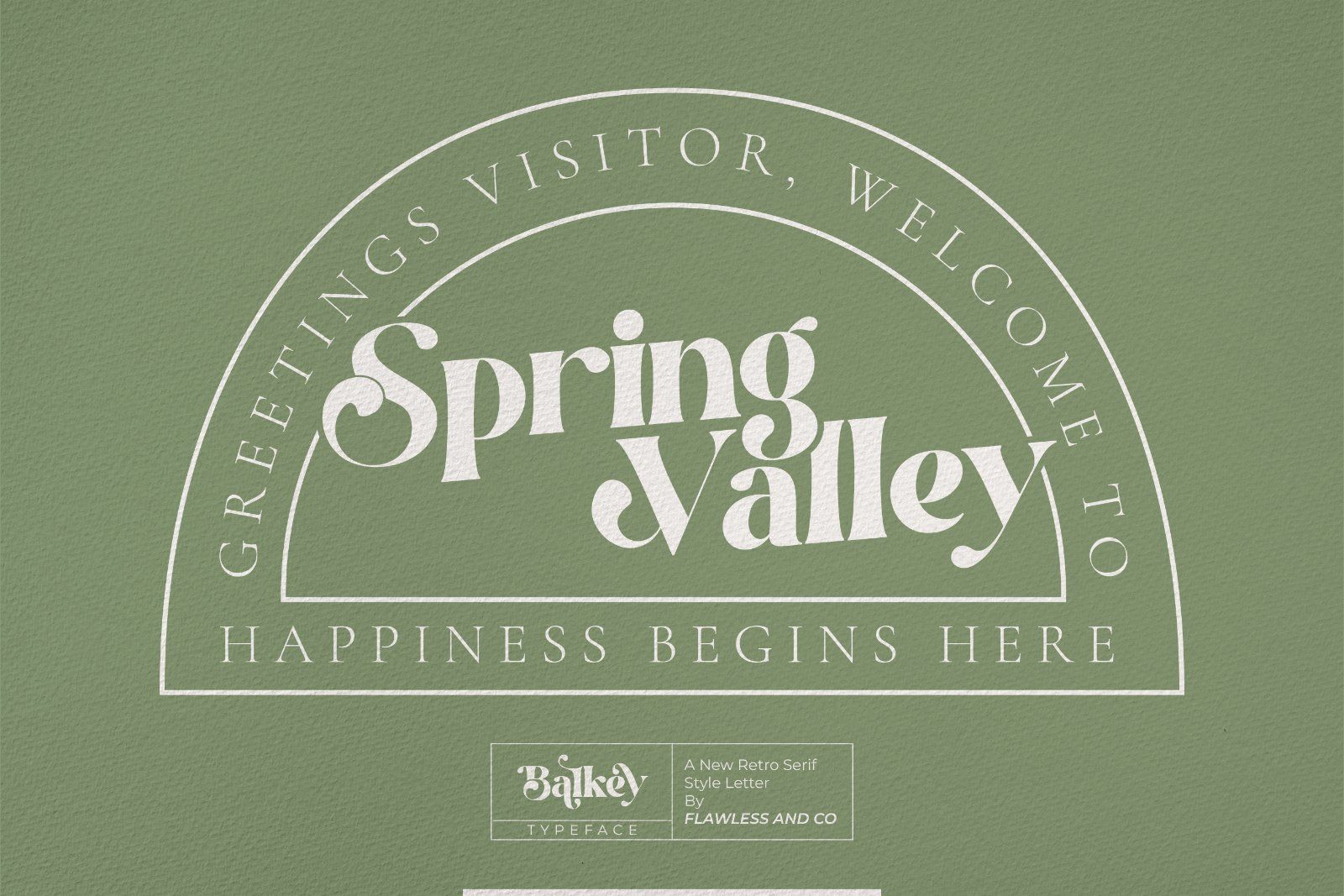 Balkey - Retro Serif Font — image 7