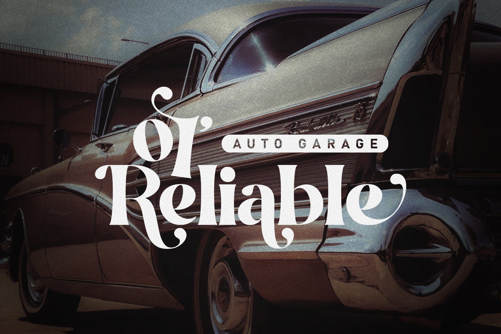 Balkey - Retro Serif Font — image 6