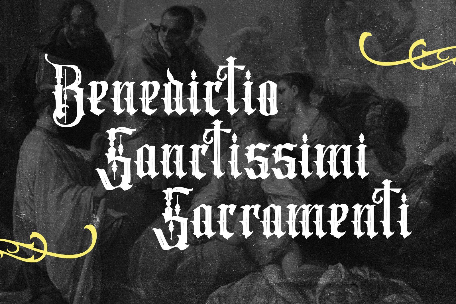 Bartley - Blackletter Display Font — image 4