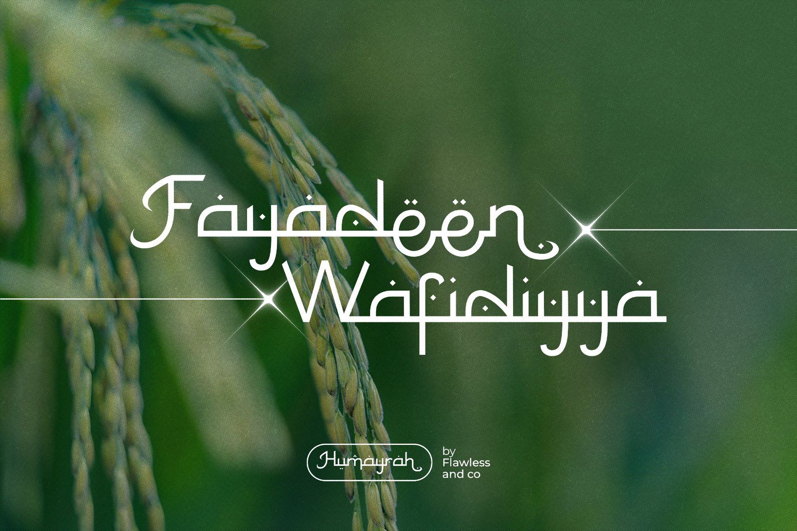 Humayrah - Arabic Display Font — image 7