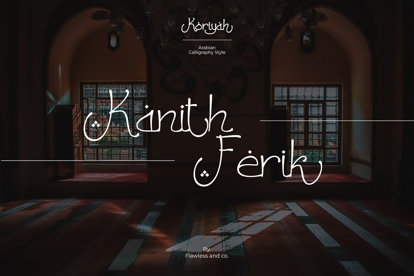Koriyah - Arabic Display Font — image 3